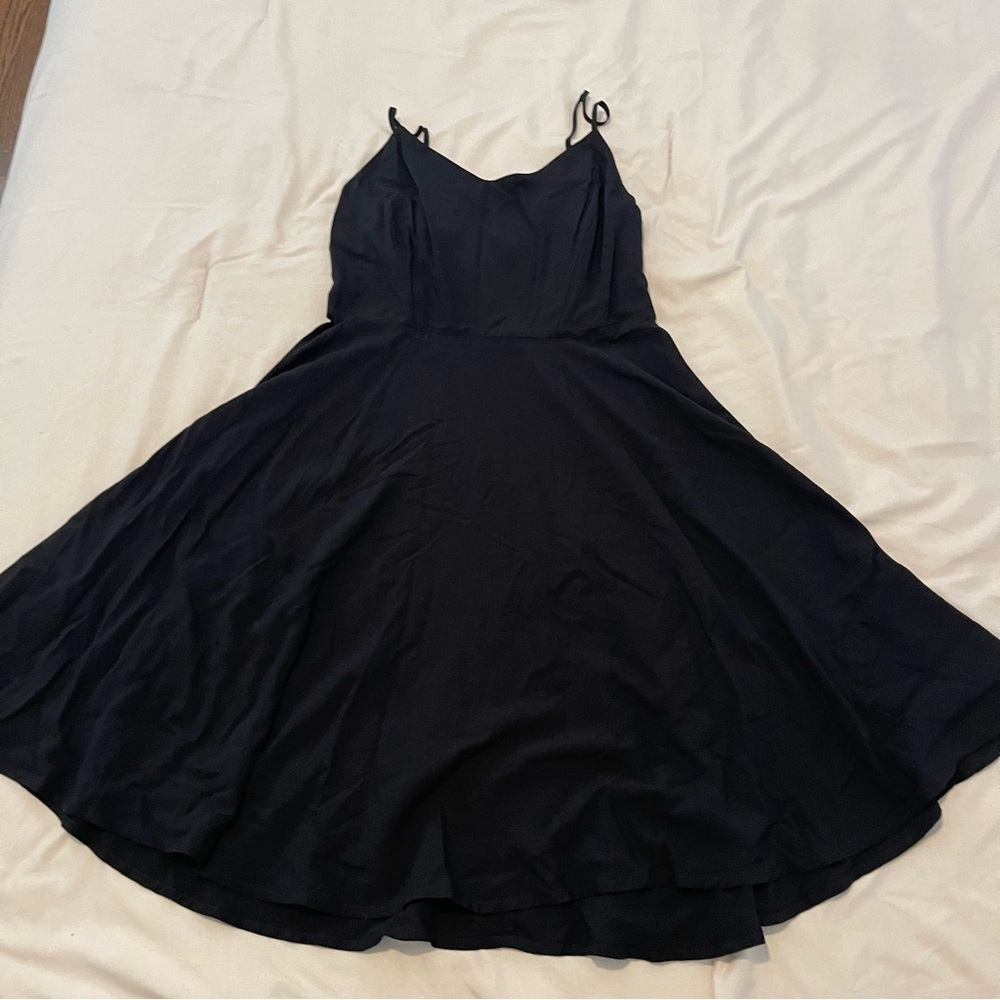 Old Navy Black Mini Dress with Spaghetti Straps Size Xs